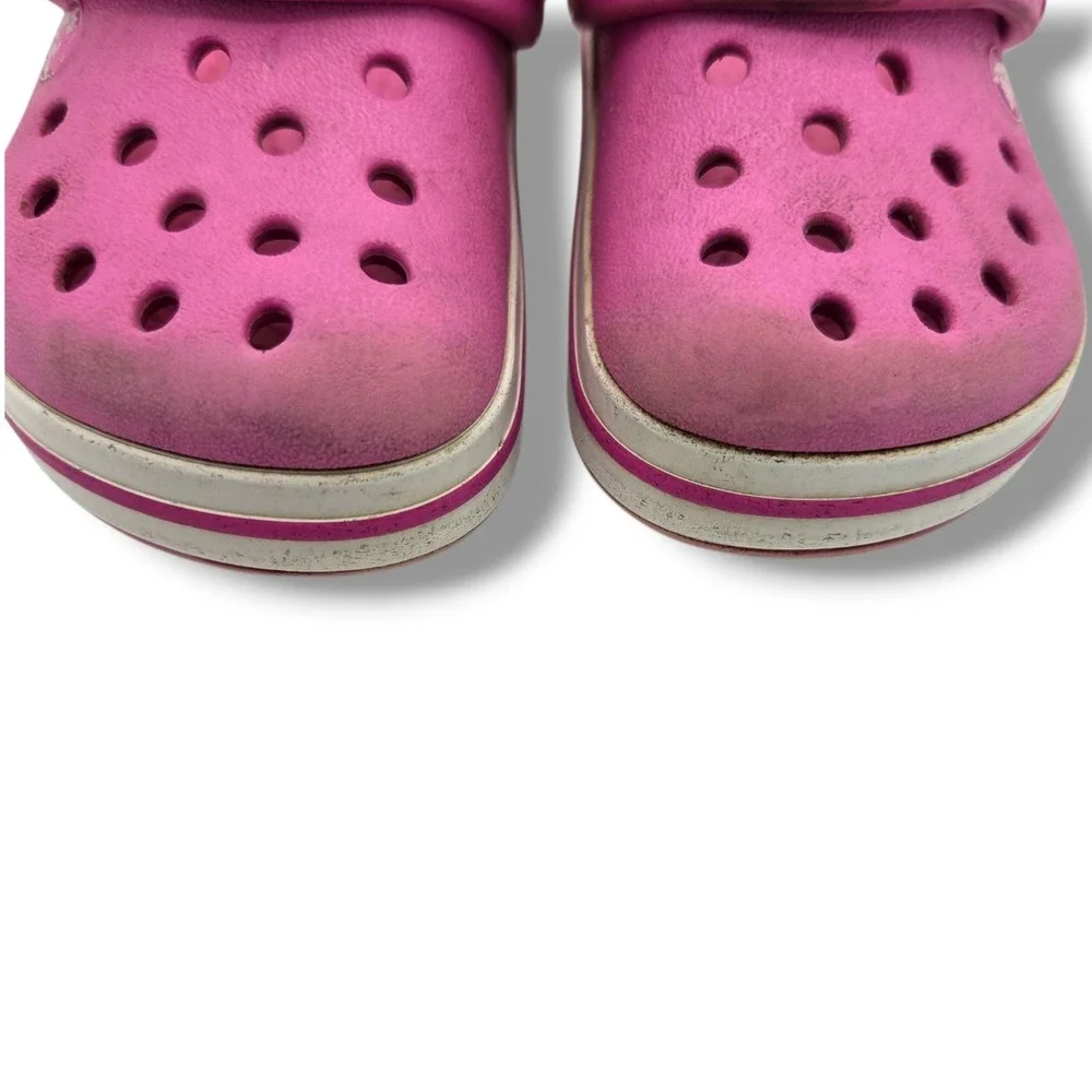 Crocs Crocband Clog Child 6 Pink Slip on